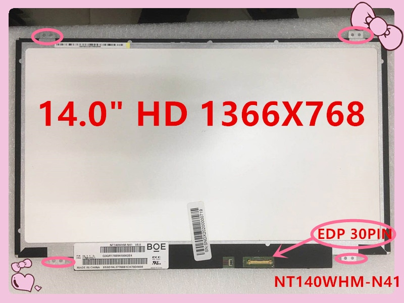    EDP 1366X768 NT140WHM-N31, NT140WHM-N..